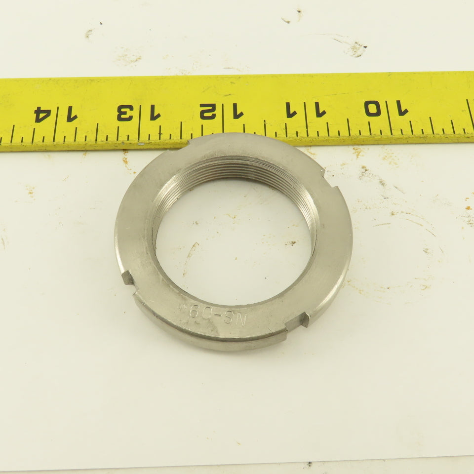 Whittet-Higgins NS-09 Stainless Steel Bearing Retaining Nut 1.767-18 Thread
