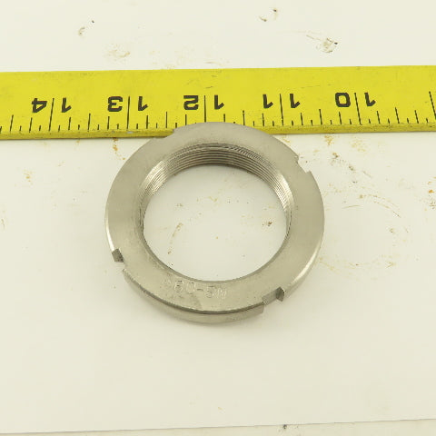Whittet-Higgins NS-09 Stainless Steel Bearing Retaining Nut 1.767-18 Thread