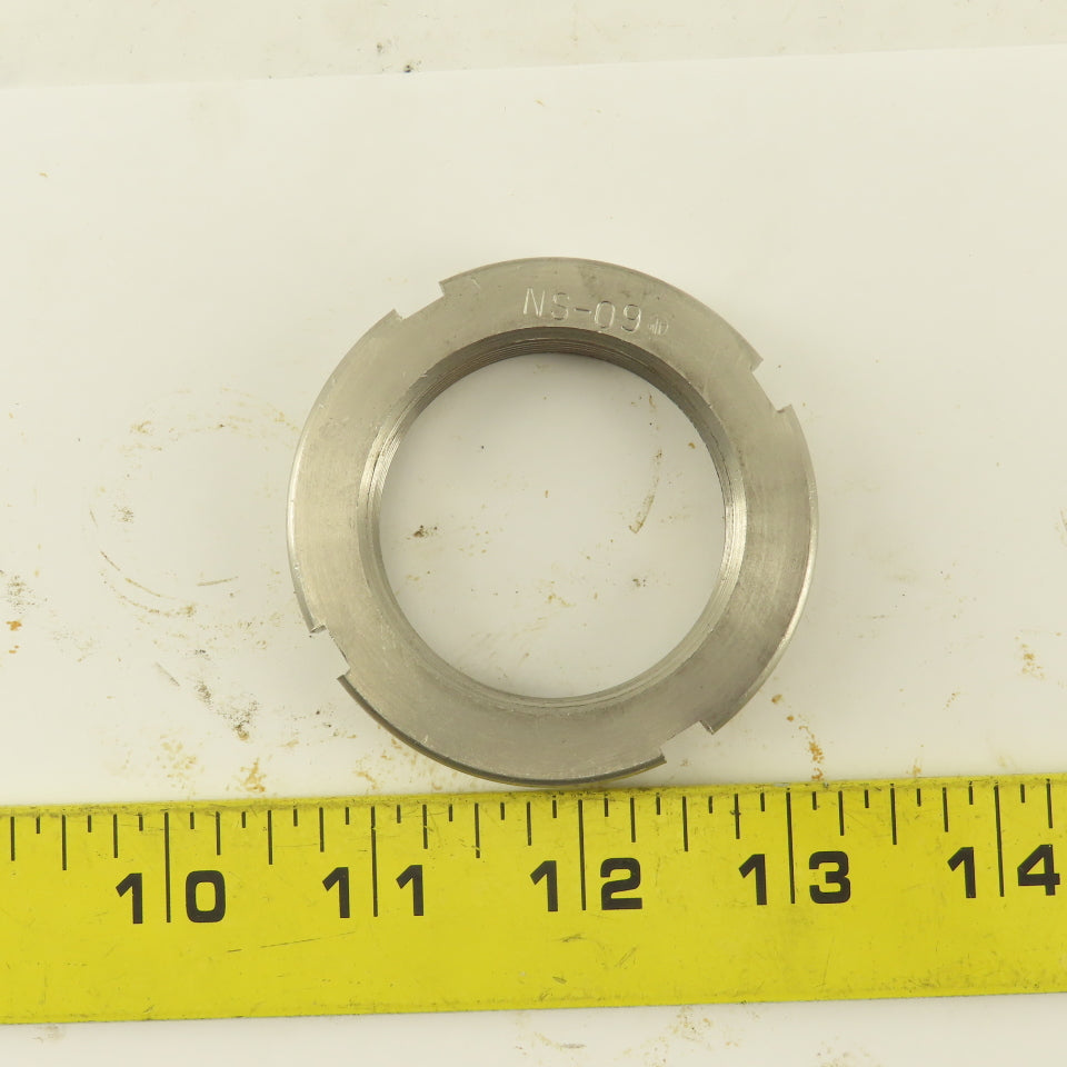 Whittet-Higgins NS-09 Stainless Steel Bearing Retaining Nut 1.767-18 Thread