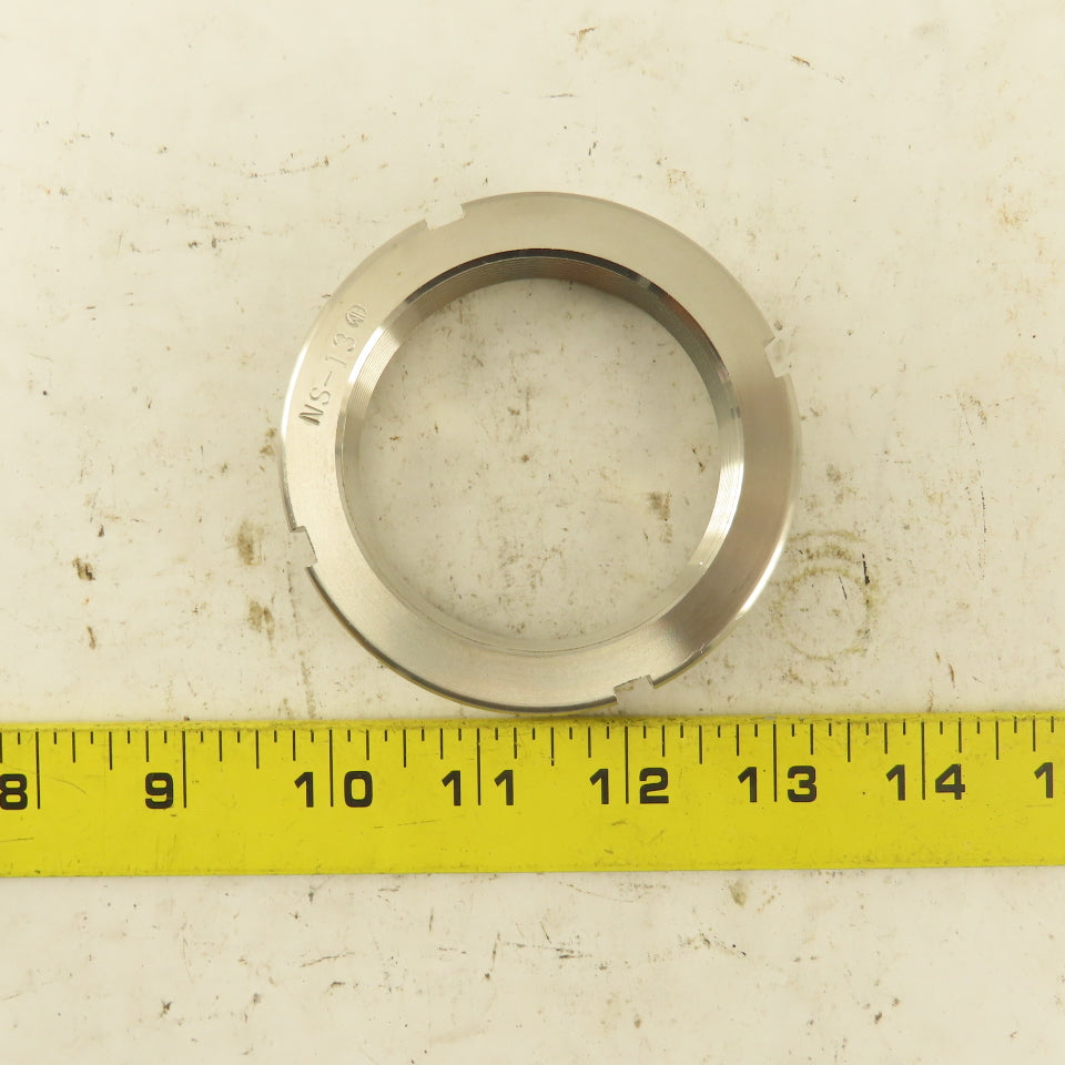 Whittet-Higgins NS-13 Stainless Steel Bearing Retaining Nut 2.548-18 Thread