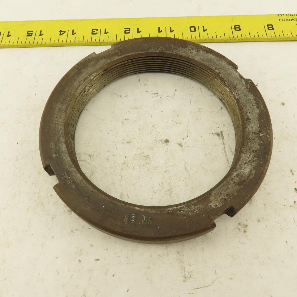 Whittet-Higgins AN-21 Carbon Steel Bearing Retaining Nut 4.122-12 Thread
