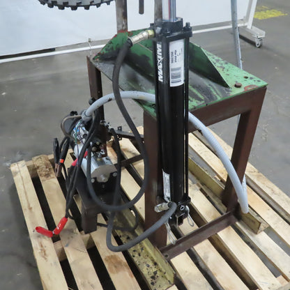 5Hp Mixer 1-1/2" Shaft 16" Blade 230/460V 3Ph 12VDC Hydraulic Tilt