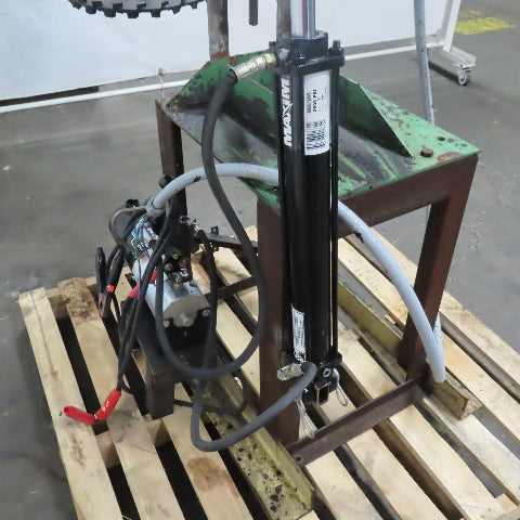 5Hp Mixer 1-1/2" Shaft 16" Blade 230/460V 3Ph 12VDC Hydraulic Tilt