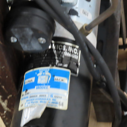 5Hp Mixer 1-1/2" Shaft 16" Blade 230/460V 3Ph 12VDC Hydraulic Tilt