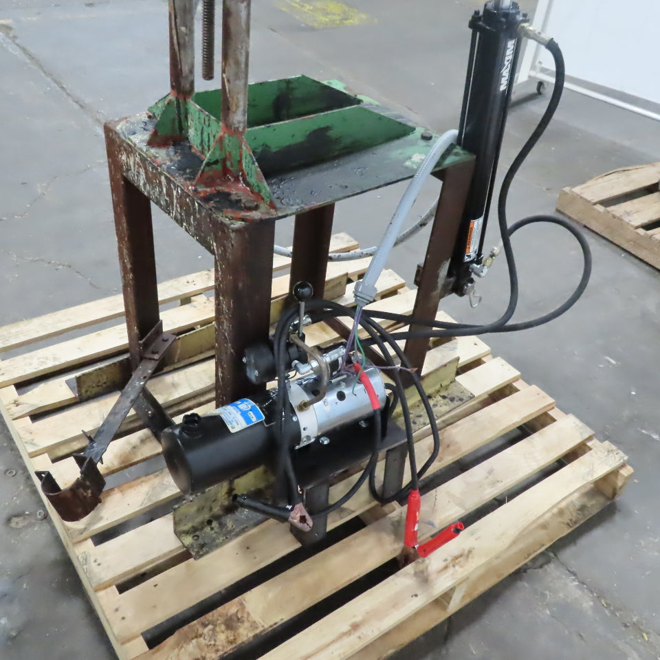 5Hp Mixer 1-1/2" Shaft 16" Blade 230/460V 3Ph 12VDC Hydraulic Tilt
