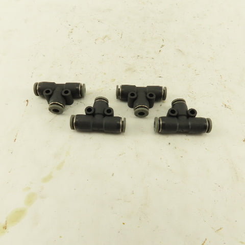 5/32" Push To Connect Tube Nylon Union Tee Lot Of 4