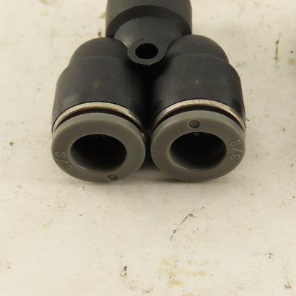 3/8" Push To Connect Tube Nylon Union Wye Y Fittings Lot Of 2
