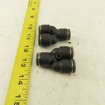 1/2" Push To Connect Nylon Union Wye Y Fittings Lot Of 2