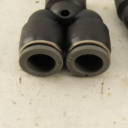 1/2" Push To Connect Nylon Union Wye Y Fittings Lot Of 2