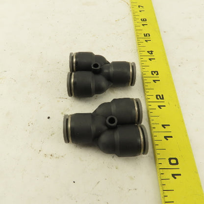 1/2" Push To Connect Nylon Union Wye Y Fittings Lot Of 2