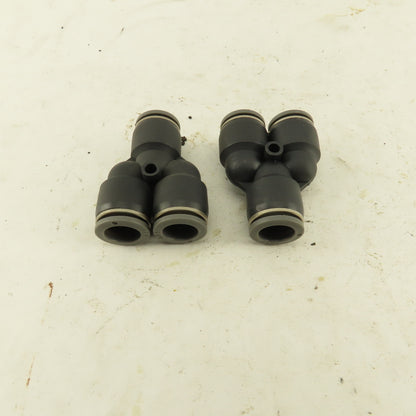 1/2" Push To Connect Nylon Union Wye Y Fittings Lot Of 2