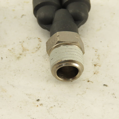 1/4" NPT x 1/4" Push To Connect Tube Nylon Wye Y Fittings Lot Of 2