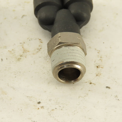 1/4" NPT x 1/4" Push To Connect Tube Nylon Wye Y Fittings Lot Of 2