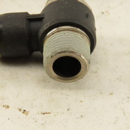 3/8" NPT x 3/8" Push To Connect Tube Nylon Swivel Elbow Fitting Lot Of 2