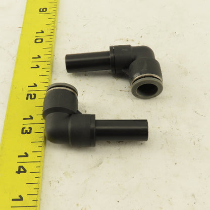 1/2" Male Stem X 1/2" Push To Connect Tube Elbow 90-?Nylon Fitting Lot Of 2