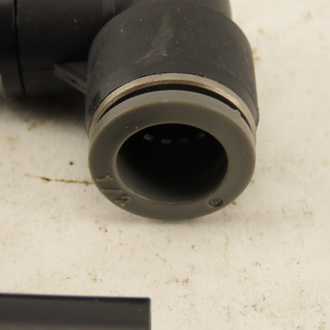 1/2" Male Stem X 1/2" Push To Connect Tube Elbow 90-?Nylon Fitting Lot Of 2