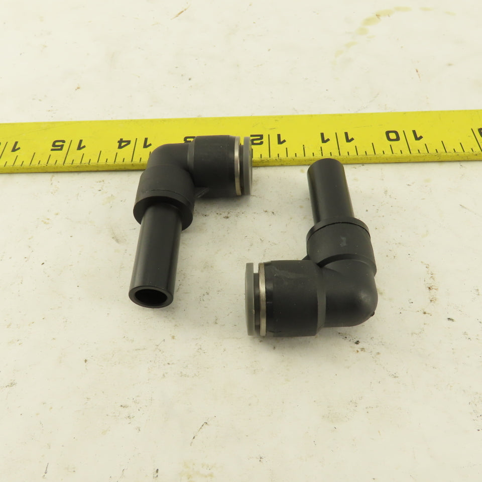 1/2" Male Stem X 1/2" Push To Connect Tube Elbow 90-?Nylon Fitting Lot Of 2