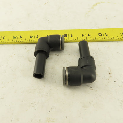 1/2" Male Stem X 1/2" Push To Connect Tube Elbow 90-?Nylon Fitting Lot Of 2