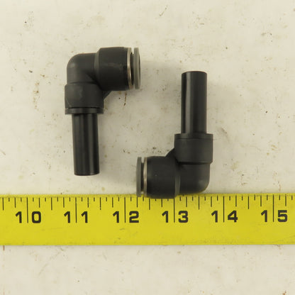 1/2" Male Stem X 1/2" Push To Connect Tube Elbow 90-?Nylon Fitting Lot Of 2
