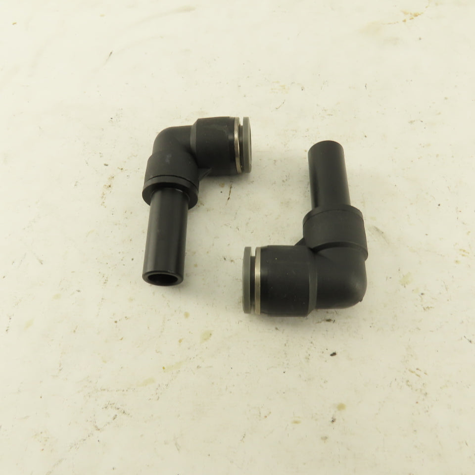 1/2" Male Stem X 1/2" Push To Connect Tube Elbow 90-?Nylon Fitting Lot Of 2