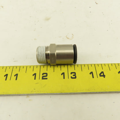 Legris 12mm Tube Push To Connect 1/2 NPT Straight Connector NPB Lot Of 5