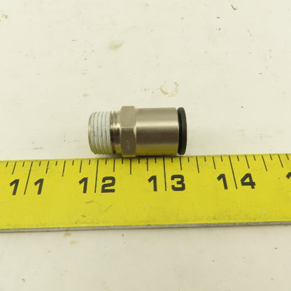 Legris 12mm Tube Push To Connect 1/2 NPT Straight Connector NPB Lot Of 5