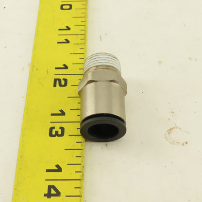 Legris 12mm Tube Push To Connect 1/2 NPT Straight Connector NPB Lot Of 5