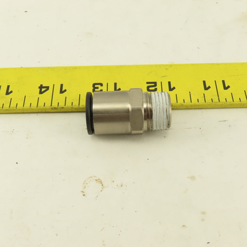 Legris 12mm Tube Push To Connect 1/2 NPT Straight Connector NPB Lot Of 5