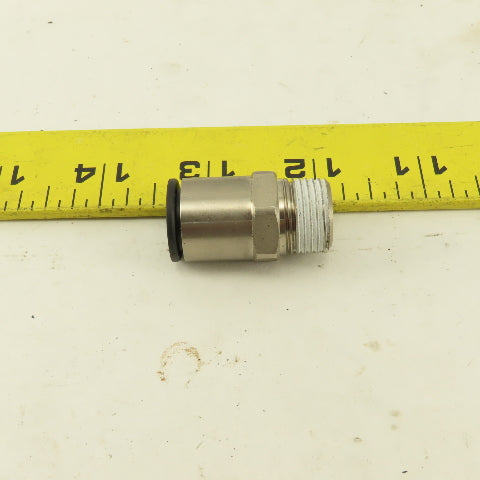 Legris 12mm Tube Push To Connect 1/2 NPT Straight Connector NPB Lot Of 5