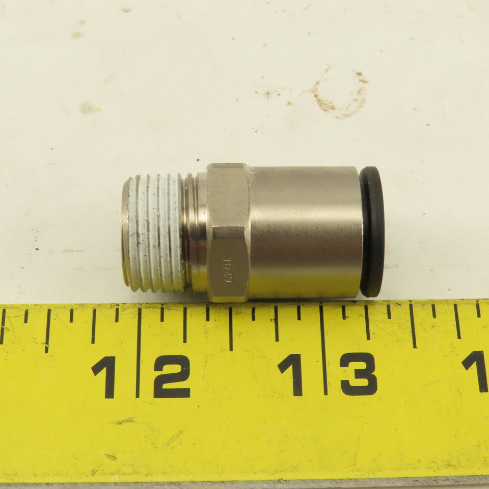 Legris 12mm Tube Push To Connect 1/2 NPT Straight Connector NPB Lot Of 5