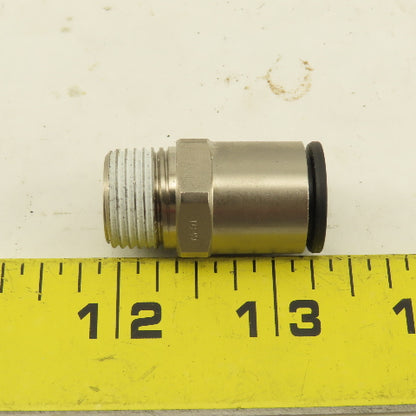 Legris 12mm Tube Push To Connect 1/2 NPT Straight Connector NPB Lot Of 5