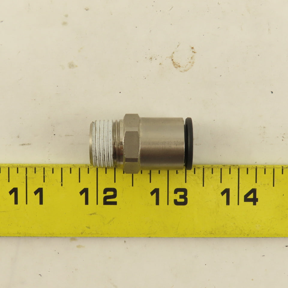 Legris 12mm Tube Push To Connect 1/2 NPT Straight Connector NPB Lot Of 5