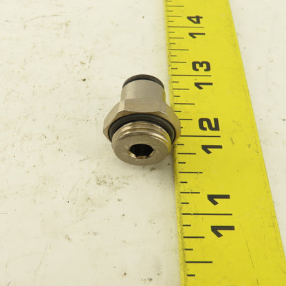 5/16 Tube Push To Connect 3/8 NPT O-Ring Seat Straight Connector Stainless Steel