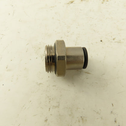 5/16 Tube Push To Connect 3/8 NPT O-Ring Seat Straight Connector Stainless Steel
