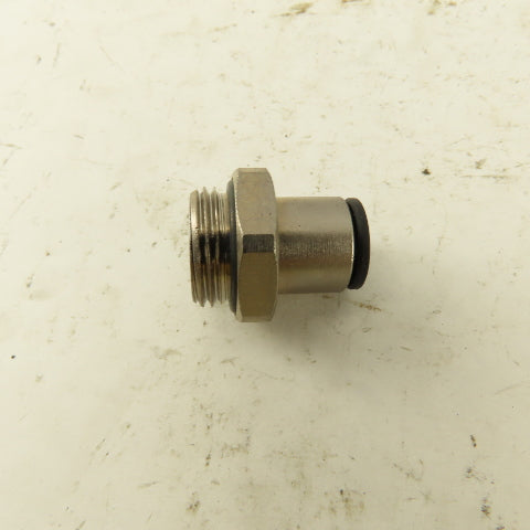 5/16 Tube Push To Connect 3/8 NPT O-Ring Seat Straight Connector Stainless Steel