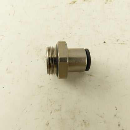 5/16 Tube Push To Connect 3/8 NPT O-Ring Seat Straight Connector Stainless Steel