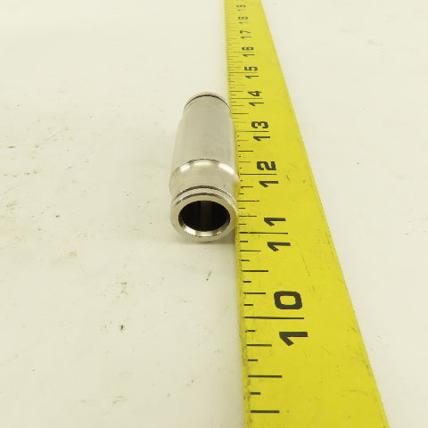 Norgren 12mm Tube Push To Connect Nickle Plated Straight Union Splice 10 Pcs