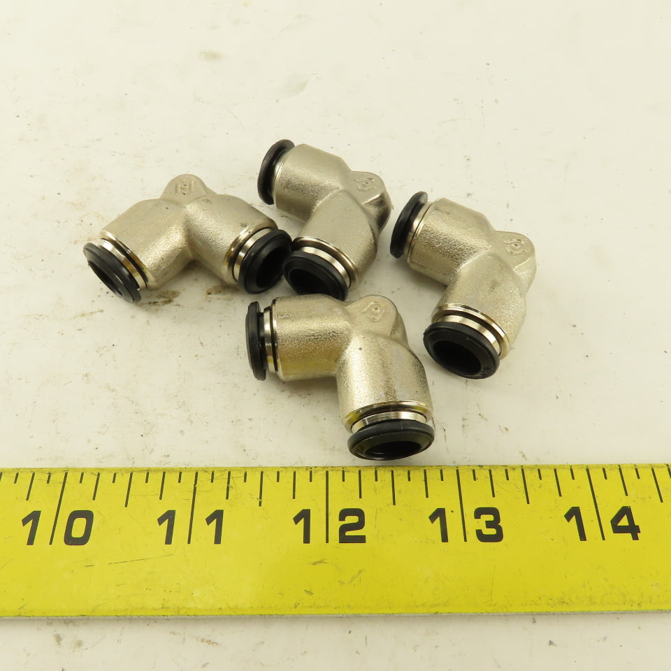Alpha Aignep 10mm Tube Push To Connect 90° Elbow Union Lot Of 4
