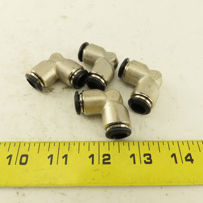 Alpha Aignep 10mm Tube Push To Connect 90° Elbow Union Lot Of 4