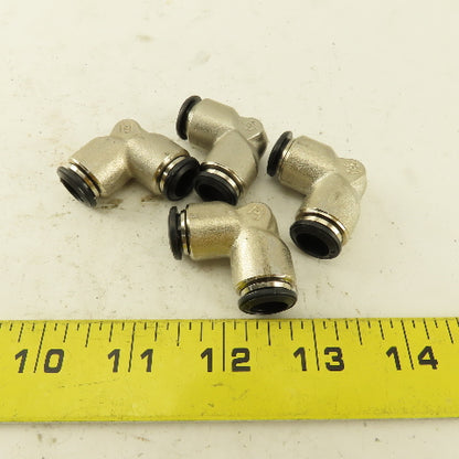 Alpha Aignep 10mm Tube Push To Connect 90° Elbow Union Lot Of 4