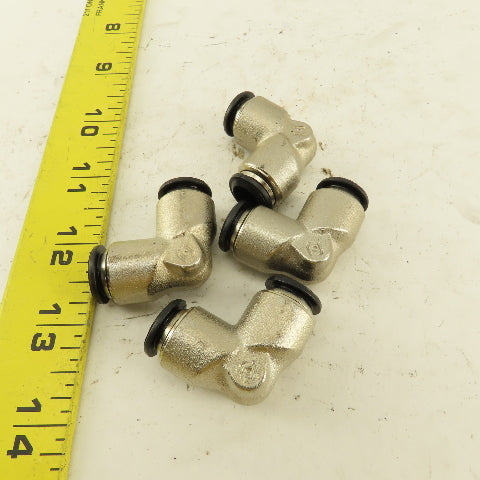 Alpha Aignep 10mm Tube Push To Connect 90° Elbow Union Lot Of 4