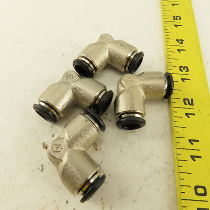 Alpha Aignep 10mm Tube Push To Connect 90° Elbow Union Lot Of 4