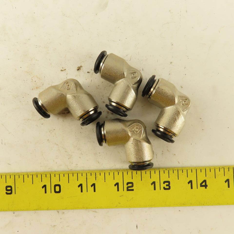 Alpha Aignep 10mm Tube Push To Connect 90° Elbow Union Lot Of 4