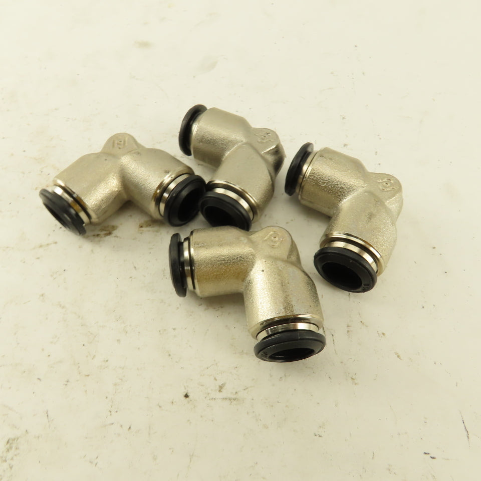 Alpha Aignep 10mm Tube Push To Connect 90° Elbow Union Lot Of 4