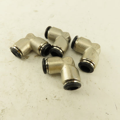 Alpha Aignep 10mm Tube Push To Connect 90° Elbow Union Lot Of 4