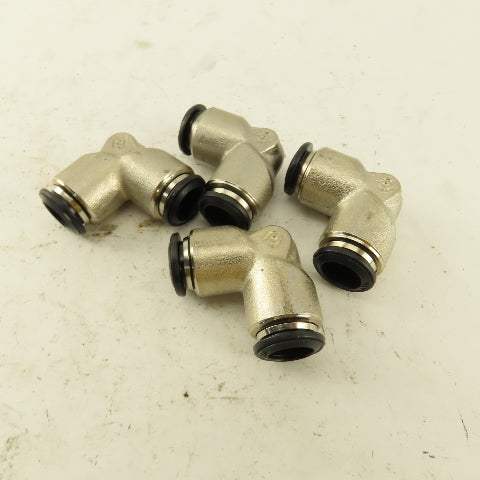 Alpha Aignep 10mm Tube Push To Connect 90° Elbow Union Lot Of 4