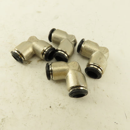 Alpha Aignep 10mm Tube Push To Connect 90° Elbow Union Lot Of 4