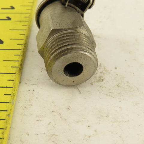 Gits Bros. 3/8-18 NPT Steel Lubrication Oil Cup
