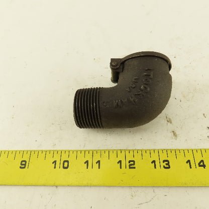 Gits Bros. Vintage 1" Street Elbow 90° Oil Cup Lubrication Fill