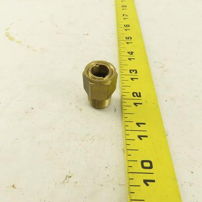 3/8" NPT Male Brass Liquid Level Sight Glass Gage Low Pressure
